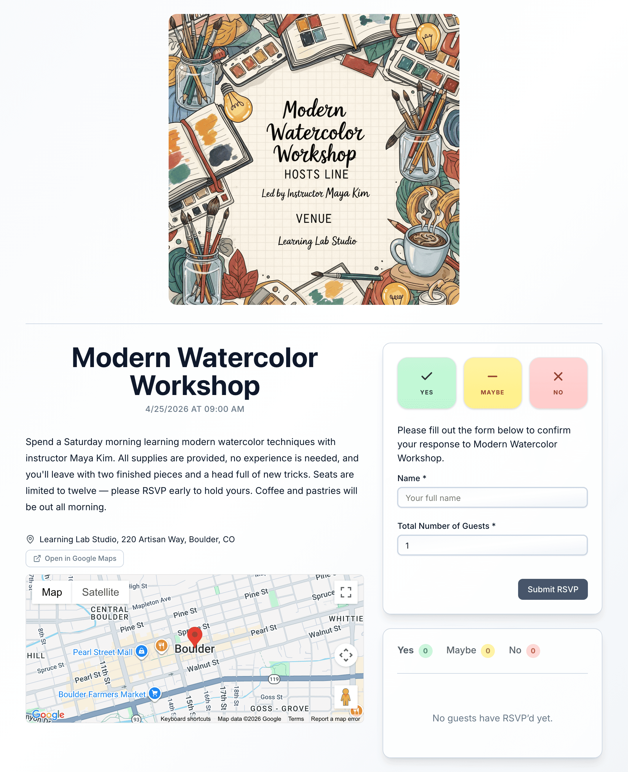 workshop invite preview
